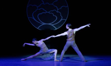 Chyrstyn Fentroy and Paul Craig in Helen Pickett's '月夜 Tsukiyo'. Photo by Rosalie O'Connor, courtesy of Boston Ballet.