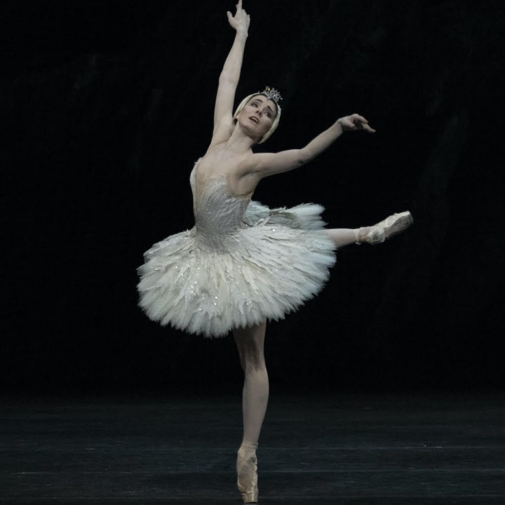 Natalia Osipova in 'Dying Swan'. Photo by Andrei Uspenski.