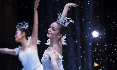 Pacific Northwest Ballet Soloist Madison Rayn Abeo in George Balanchine’s 'The Nutcracker'. Photo by Angela Sterling.