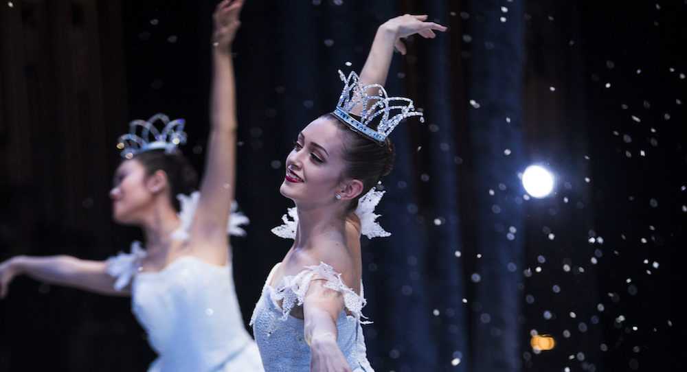 Pacific Northwest Ballet Soloist Madison Rayn Abeo in George Balanchine’s 'The Nutcracker'. Photo by Angela Sterling.