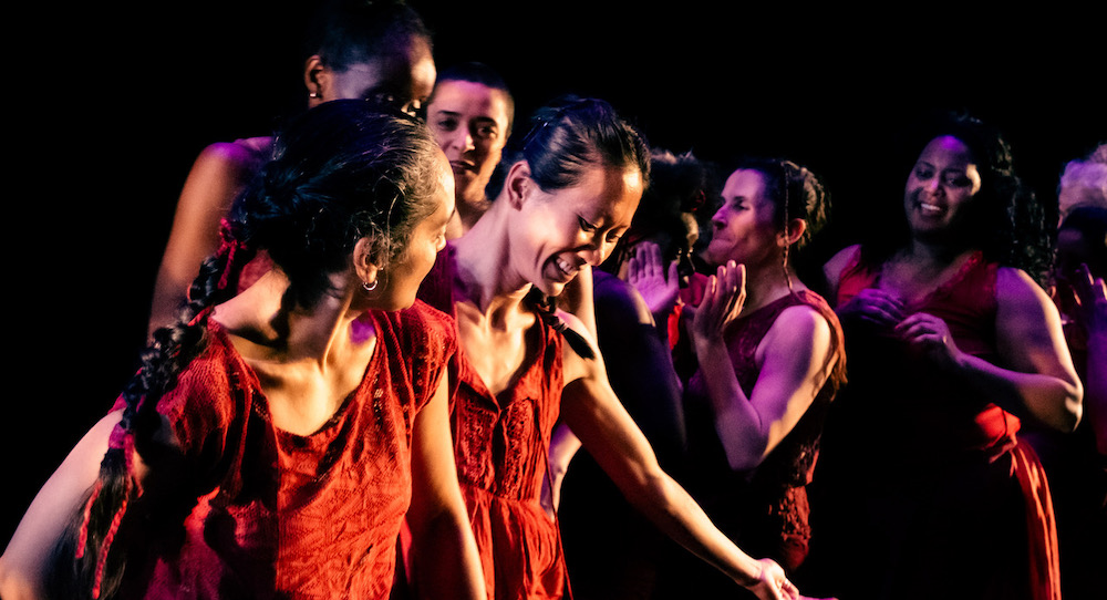 ANIKAYA Dance Theater in 'The Women Gather'. Photo by Marlene Mata.