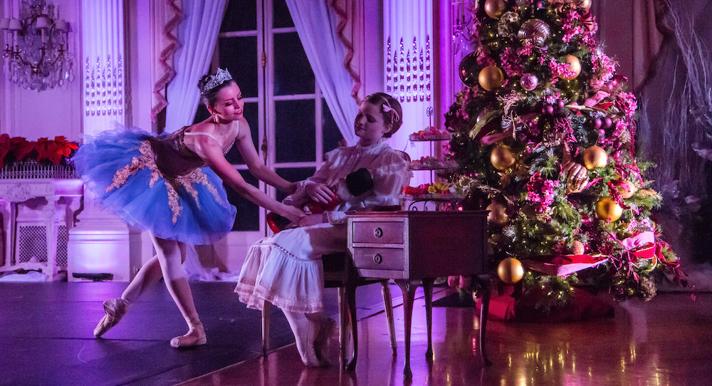 Island Moving Company's 'Newport Nutcracker at Rosecliff'. Photo by Lauren Healey.