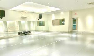 Dance studio floor. Photo courtesy of Stagestep.