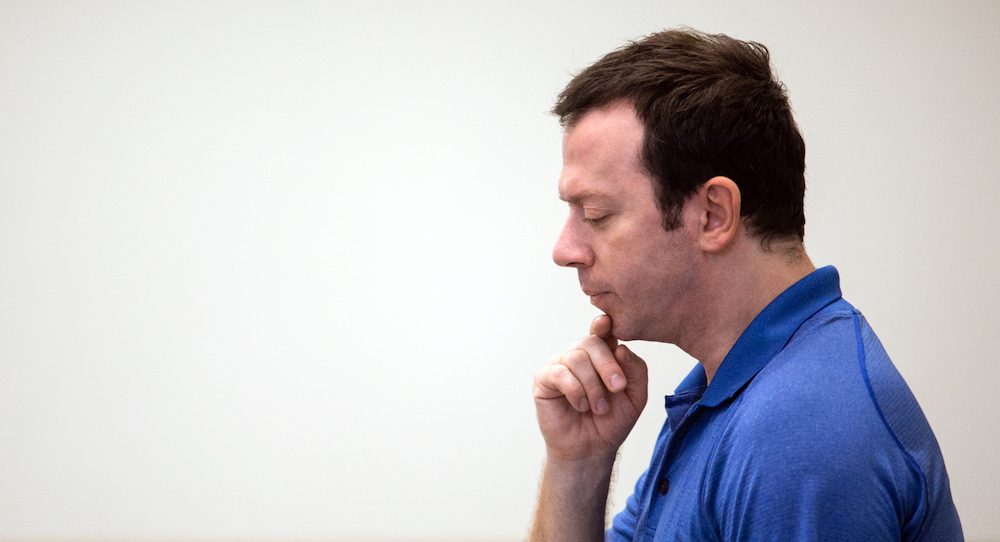 Alexei Ratmansky in rehearsal with New York City Ballet. Photo by Erin Baiano.