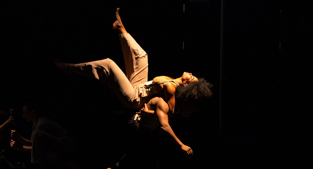 Rachel Watson-Jih and David Parker in Company SBB's 'Look Who's Coming to Dinner'. Photo by Robert Torres.