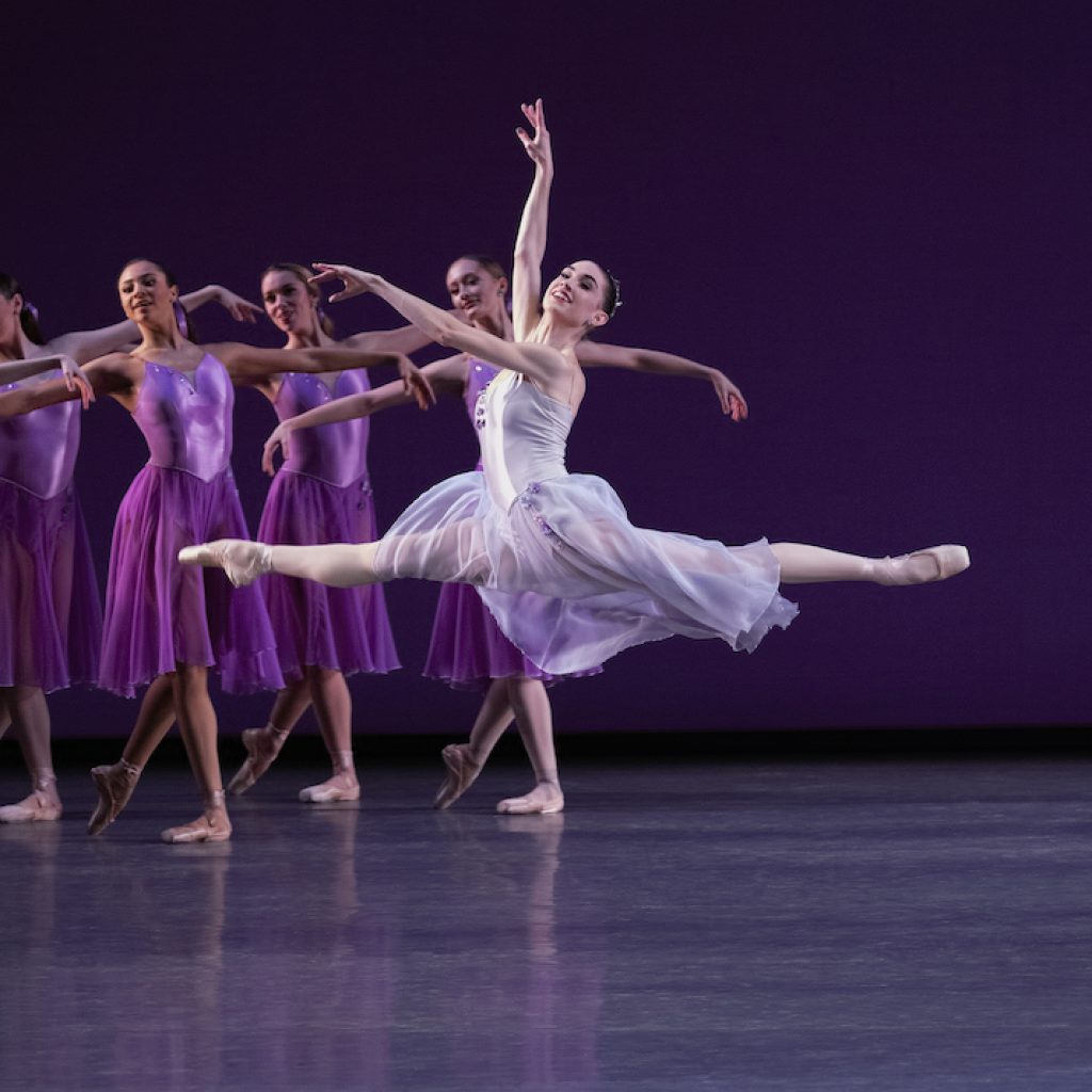 Alexa Maxwell and Company in George Balanchine's 'Walpurgisnacht Ballet'. Photo by Erin Baiano.