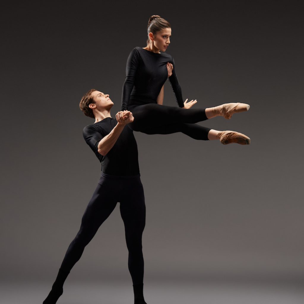 Ballet Hispánico's Amanda del Valle and Dylan Dias McIntyre in William Forsythe's 'New Sleep'. Photo by Rachel Neville.