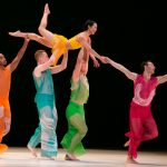 Devon Louis, Lee Duveneck, Austin Kelly, Madelyn Ho and John Harnage in Amy Hall Garner's 'Somewhere in the Middle'. Photo by Whitney Browne.