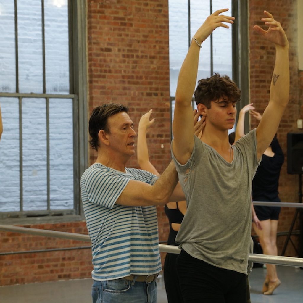 Igal Perry teaching ballet class at Peridance. Photo courtesy of Perry.