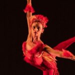 Newport Contemporary Ballet's Margot Aknin in Danielle Genest's 'Firebird'. Photo by Eric Hovermale.