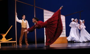 Martha Graham Dance Company in Martha Graham's 'Appalachian Spring'. Photo by Melissa Sherwood.