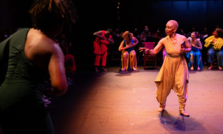 Sydnie Mosley's 'PURPLE: A Ritual in Nine Spells'. Photo by Lawrence Sumulong.