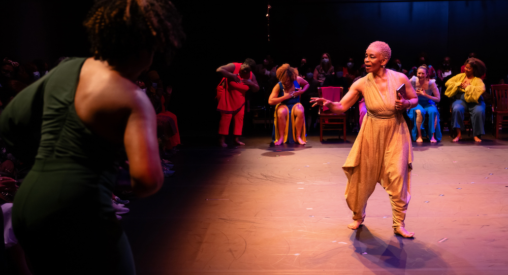 Sydnie Mosley's 'PURPLE: A Ritual in Nine Spells'. Photo by Lawrence Sumulong.