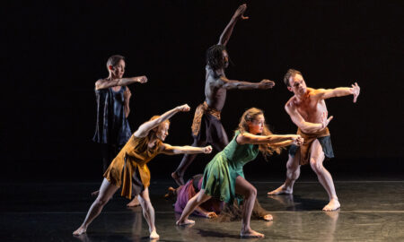 Mark Morris Dance Group in 'Grand Duo' at the Joyce Theater. Photo by Danica Paulos.