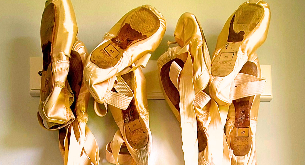 Pointe shoes. Photo courtesy of Mary Carpenter.