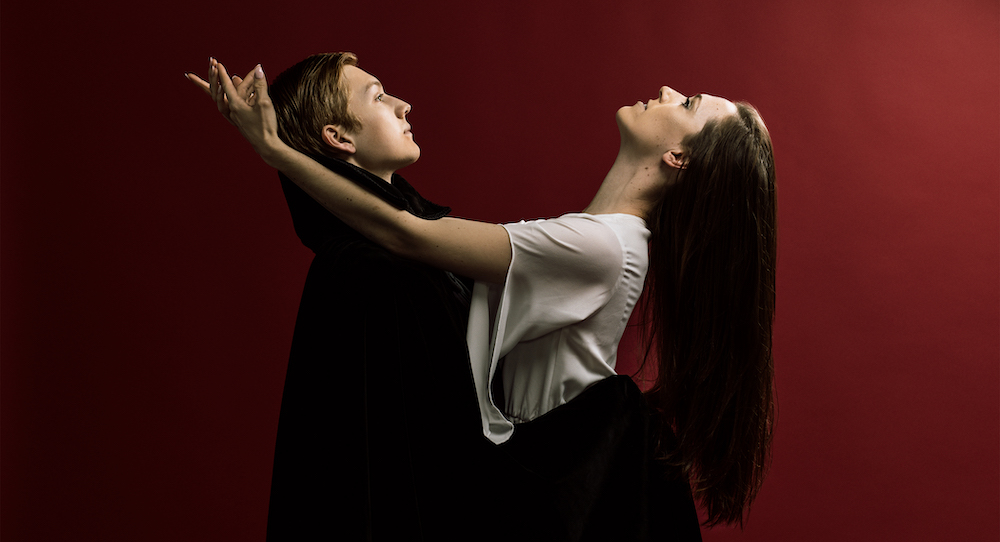 Avant Chamber Ballet dancers Diego Miranda and Kaila Bryant in 'Dracula'. Photo by Jordan Fraker.