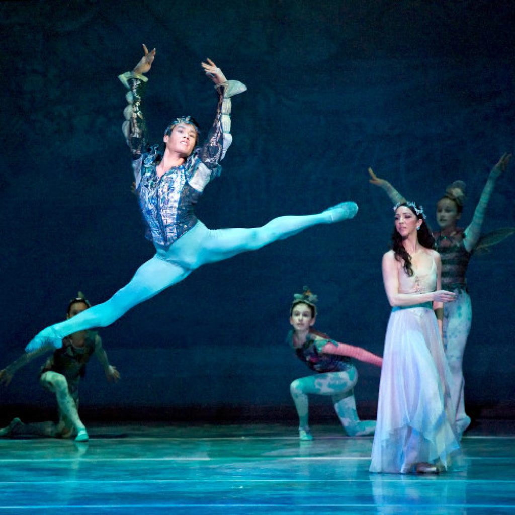 John Lam in George Balanchine's 'A Midsummer Night's Dream' © The George Balanchine Trust. Photo by Gene Schiavone, courtesy of Boston Ballet.