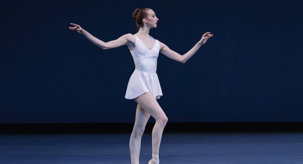 New York City Ballet's Christina Clark in George Balanchine's 'Haieff Divertimento'. Photo by Erin Baiano.