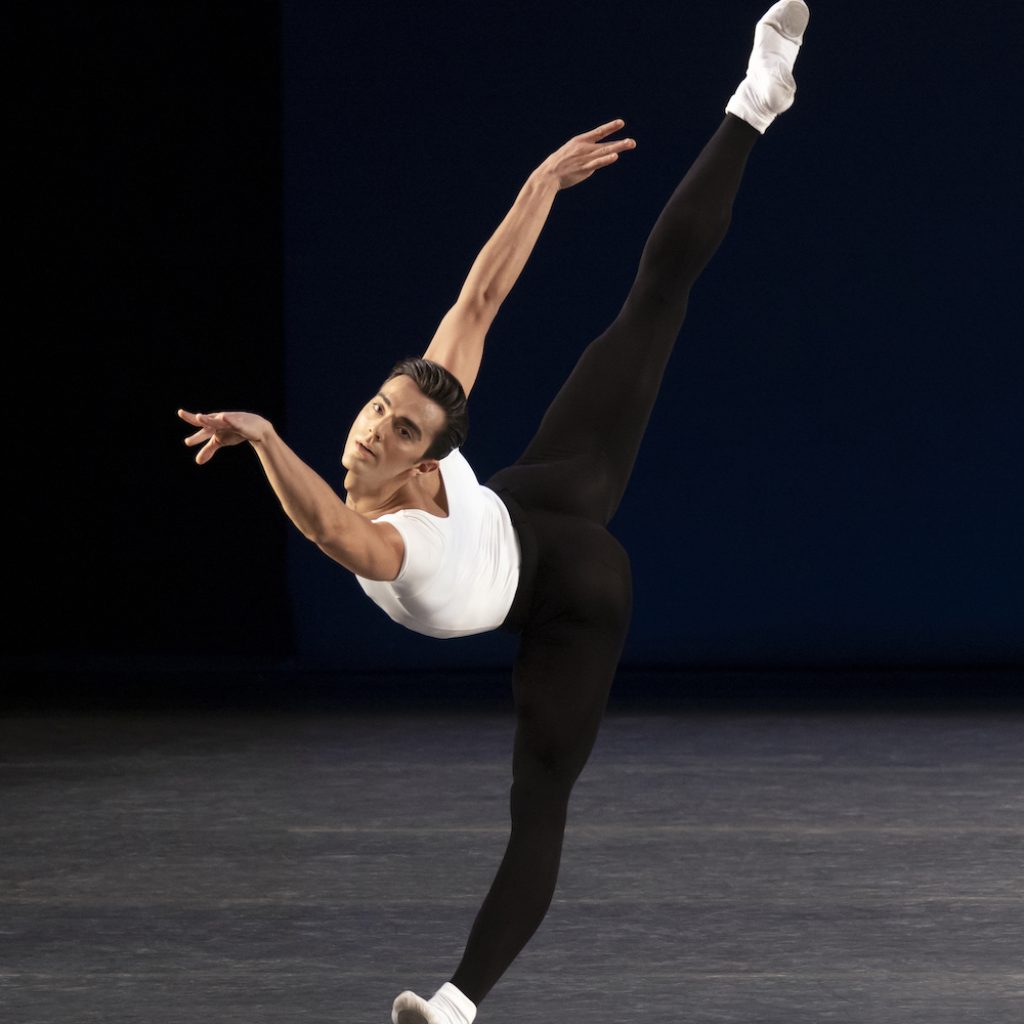 New York City Ballet's Davide Riccardo in George Balanchine's 'Agon'. Photo by Erin Baiano.