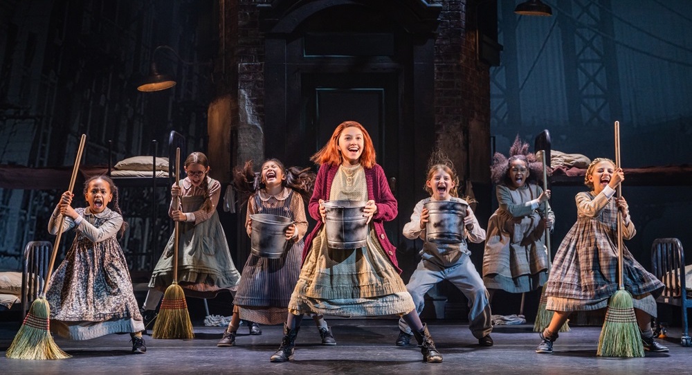 The Orphans in the North American Tour of 'Annie'. Photo by Evan Zimmerman for MurphyMade.