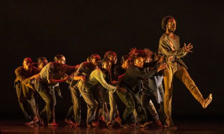 Deeply Rooted Dance Theater in 'Madonna Anno Domini'. Photo by Todd Rosenberg.