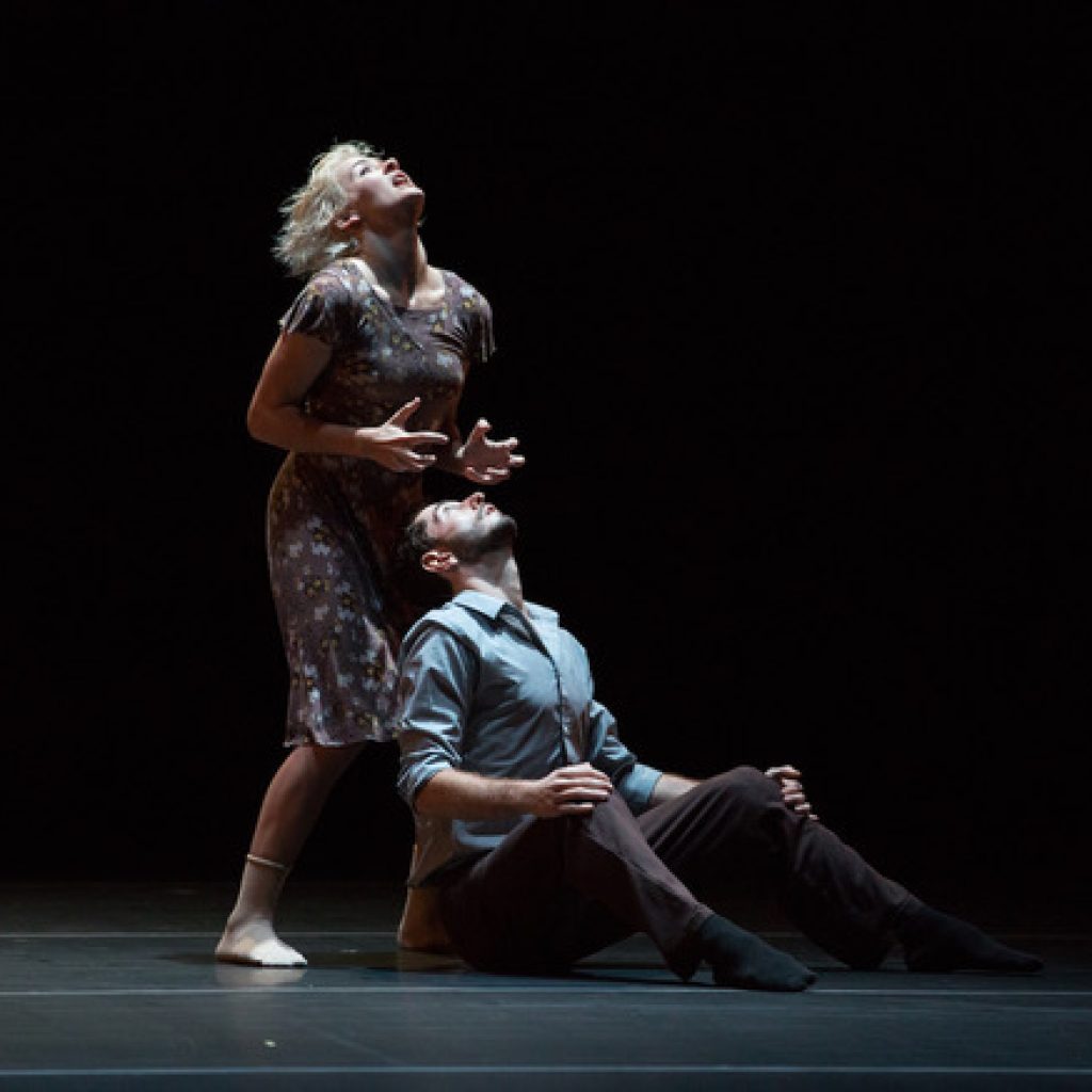 NW Project dancers Ingrid Ferdinand and Anthony Milian in the world premiere of Sarah Slipper’s 'Another, Tomorrow' (2023). Photo by Blaine Truitt Covert.