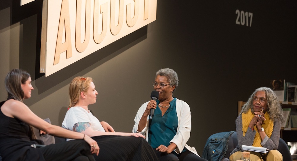 Panel at Tanz im August 2019. Photo by Camille Blake.