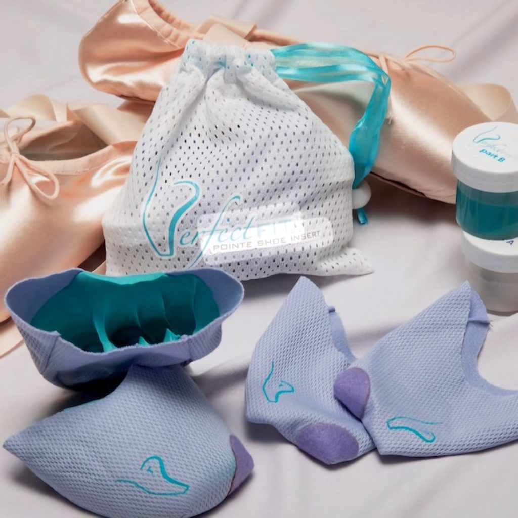 PerfectFit pointe shoe pads. Photo courtesy of PerfectFit Pointe.