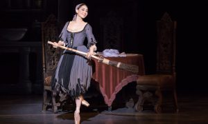 Boston Ballet's Seo Hye Han in Sir Frederick Ashton's 'Cinderella'. Photo by Liza Voll, courtesy of Boston Ballet.
