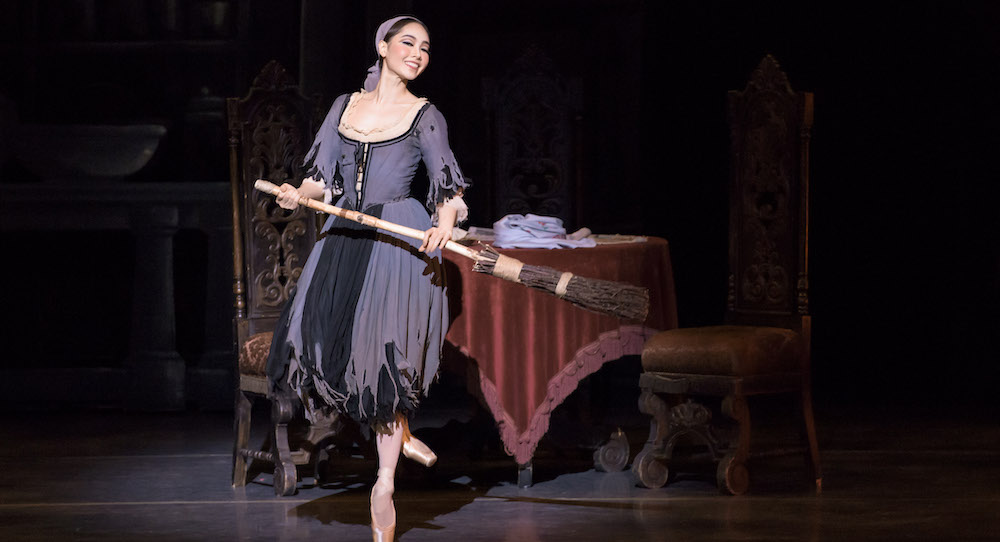 Boston Ballet's Seo Hye Han in Sir Frederick Ashton's 'Cinderella'. Photo by Liza Voll, courtesy of Boston Ballet.