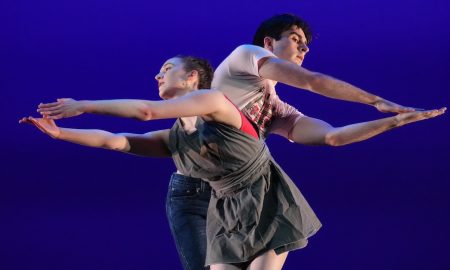 Gabriella Domini and Noah McAuslin in Tom Gold's 'Counterpoint'. Photo by Steven Pisano.