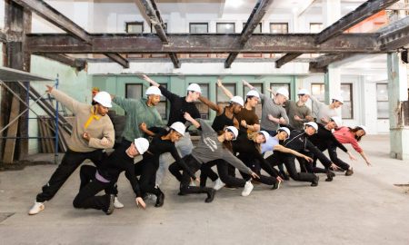 The Paul Taylor Dance Company in the company's new space, Taylor West. Photo by Whitney Browne.