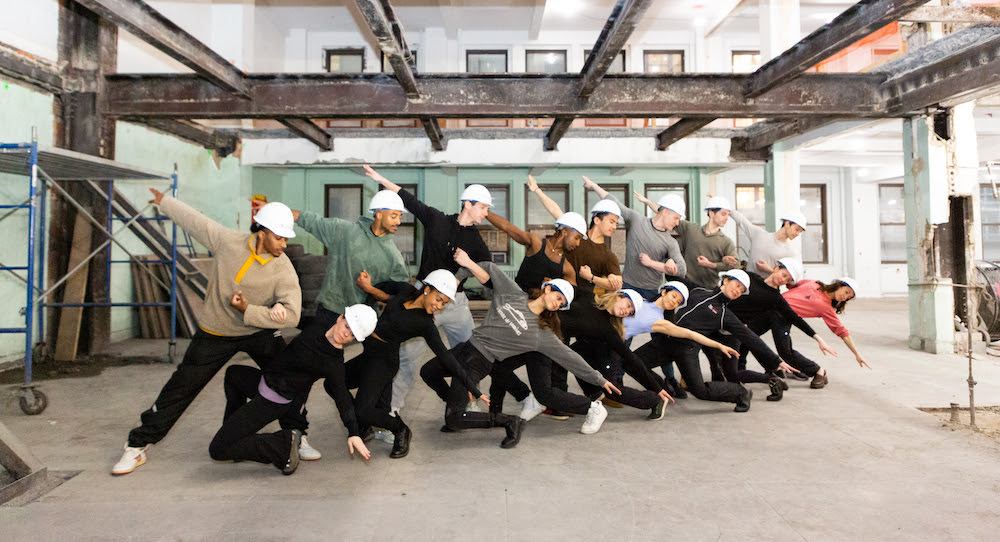 The Paul Taylor Dance Company in the company's new space, Taylor West. Photo by Whitney Browne.