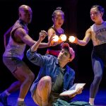 Byron Tittle, Christine Flores, Kara Chan and Ricky Ubeda in 'Illinoise' at Park Avenue Armory, 2024. Photo by Stephanie Berger.