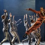 Tyson Clark and artists of Boston Ballet in Jorma Elo's 'Carmen'. Photo by Liza Voll, courtesy of Boston Ballet.