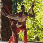 Amber Neff and Dwayne Brown in Holly Curran's 'Half-Light' at the 2023 Lake Tahoe Dance Festival. Photo by Erin Baiano.