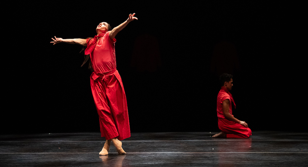 BalletX's Francesca Forcella and Jerard Palazo in Takehiro Ueyama's 'Heroes.' Photo by Christopher Duggan.