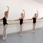 Students at Stagestep ballet barres at Margo Reed Studio. Photo courtesy of Stagestep.