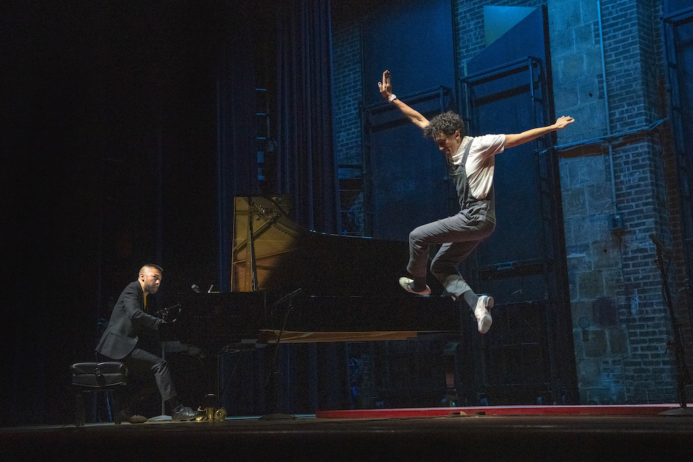 Conrad Tao and Caleb Teicher in 'Counterpoint.' Photo by Richard Termine.