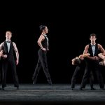 Twyla Tharp Dance's Marzia Memoli, Oliver Greene - Cramer, Daisy Jacobson, Miriam Gittens, Renan Cerdeiro and Nicole Morris in Twyla Tharp's 'Diabelli.' Photo by Christopher Duggan.