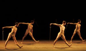 Boston Ballet in Jiři Kylián's 'Petite Mort.' Photo by Theik Smith, courtesy of Boston Ballet.
