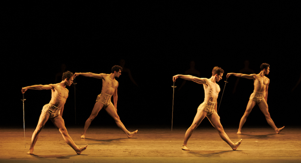 Boston Ballet in Jiři Kylián's 'Petite Mort.' Photo by Theik Smith, courtesy of Boston Ballet.