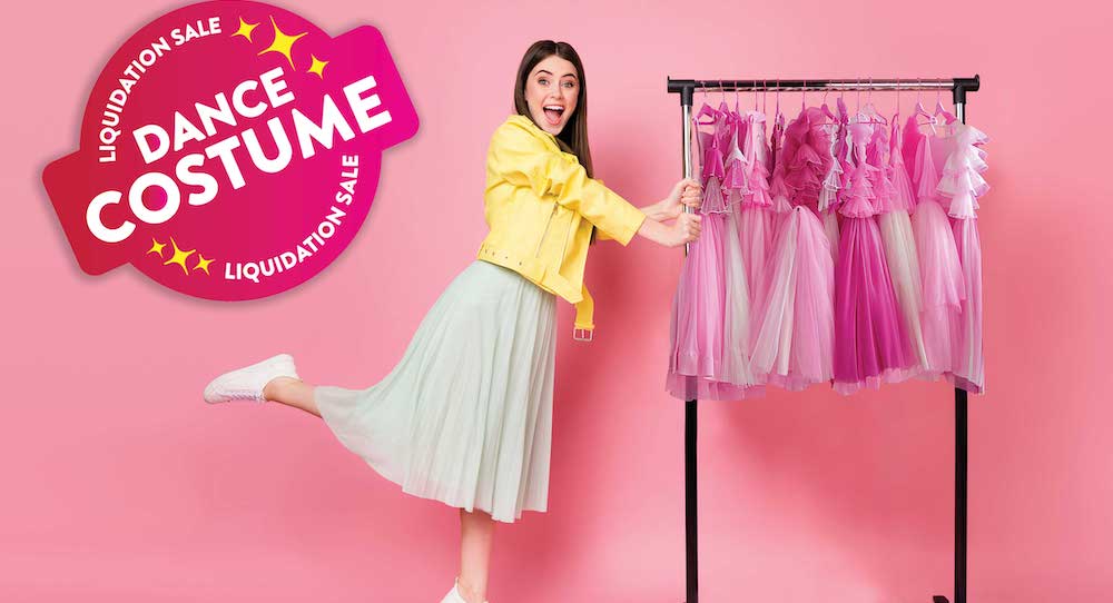 Dance Costume Liquidation Sale.