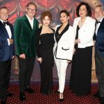 Stephen Mear (choreographer), Matthew Bourne (director), Bernadette Peters, Lea Salonga, Lynne Meadow (Artistic Director of MTC). Photo by Bruce Glikas @bruglikas @broadwaybruce_.