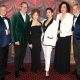 Stephen Mear (choreographer), Matthew Bourne (director), Bernadette Peters, Lea Salonga, Lynne Meadow (Artistic Director of MTC). Photo by Bruce Glikas @bruglikas @broadwaybruce_.