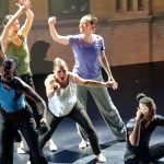 Amina Konaté, Héloïse Ponsonnet, Kristin Licata, Mackenzie Allen and Justice Jackson in Felice Lesser's 'I AM A DANCER 2020'. Photo by Gerry Goodstein.