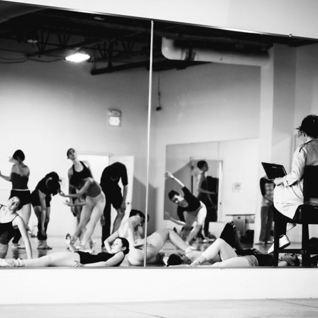 Ballet 5:8 in rehearsal. Photo courtesy of Julianna Slager.