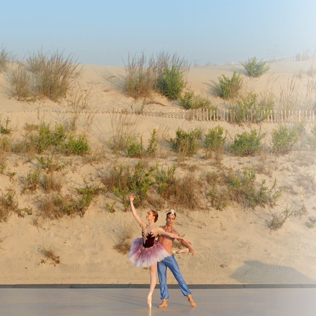Guest Artists of The Washington Ballet at the Ballet on the Beach Dance Festival.