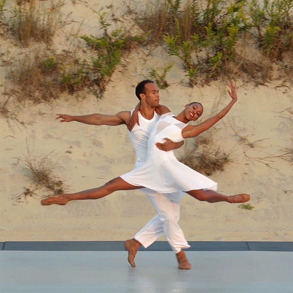 Guest Artists of the Dance Theatre of Harlem at the Ballet on the Beach Dance Festival.