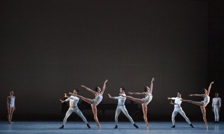 Atlanta Ballet dancers in Justin Peck's 'In Creases'. Photo by Kim Kenney.